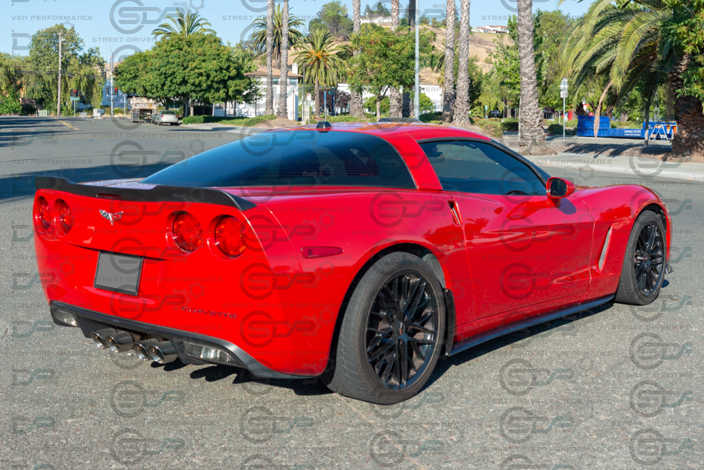 2005-2013 C6 Corvette - Base Model - ZR1 Conversion Side Skirts / Rocker Panels / Ground Effects with Mud Flaps